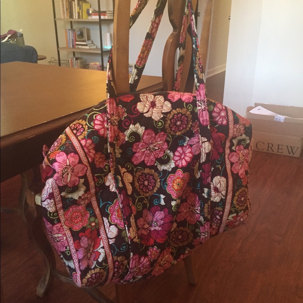 Vera Bradley Large Duffle in Mod Floral Pink